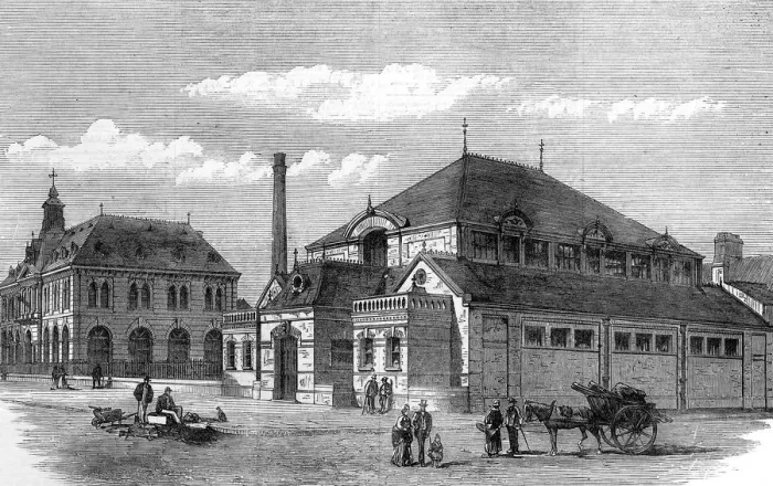 Framed Print : The Working Mens Institute, and new Baths, Barrow-in-Furness, North Lancashire Framed Print : The Working Mens Institute, and new Baths, Barrow-in-Furness, North Lancashire