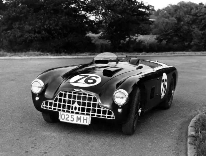 Framed Print : One of the Works Team Cars for the 1952 Monarco Grand Prix, an Aston Martin DB3 1952
