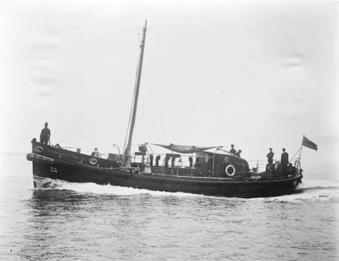 Framed Print : Worlds largest lifeboat, the William and Kate Johnston, launched at New Brighton