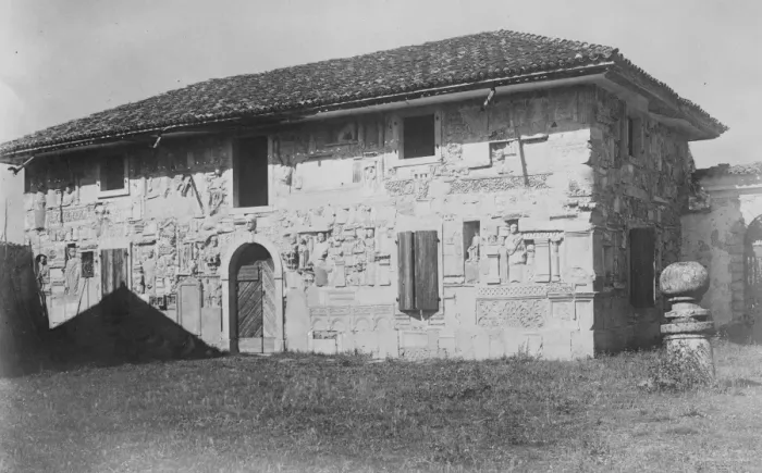Framed Print : Worlds Most remarkable house at Aquileia in Italy Near the head of the Adriatic