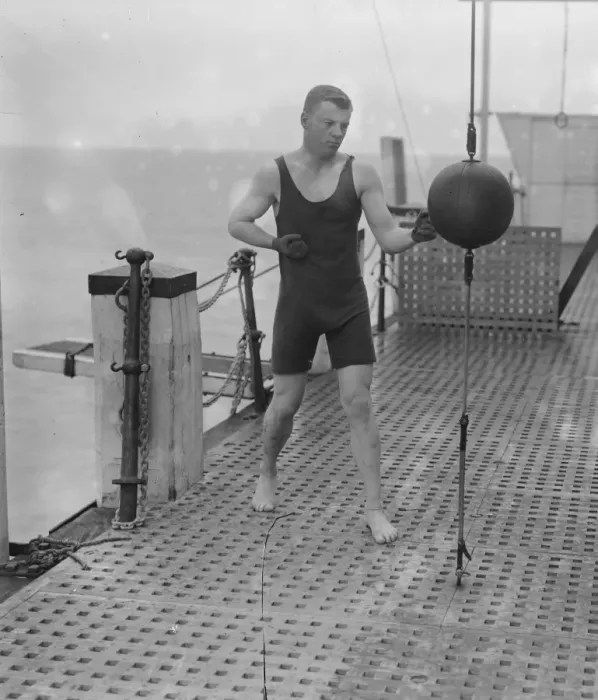 Framed Print : Young Ahearn training at Brighton Framed Print : Young Ahearn training at Brighton