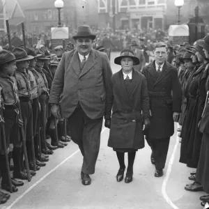 Two 13 year old children open council offices at Littlehampton. Two 13 year old schoolchildren Two 13 year old children open council offices at Littlehampton. Two 13 year old schoolchildren