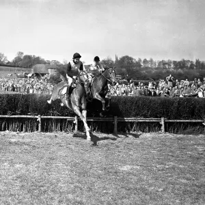 9 May 1954 Neck and neck over the last are Mrs. G 9 May 1954 Neck and neck over the last are Mrs. G