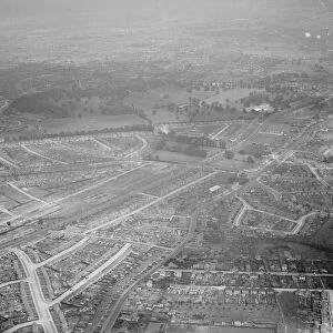An aerial view of Sidcup, Penhill and Blackfen in Kent. 1939
