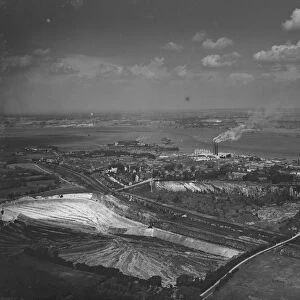 An aerial view of Stone in Kent. 1939