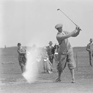 Amateur Golf Championship at Deal, Kent. R H Wethered driving off the first tee