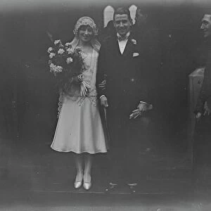 Amateur international married. Edgar Kail was married at St Johns Church, Goose Green