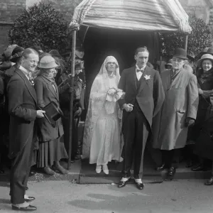 American Bride for Lord Northbourne's Son Print
