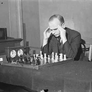 Print of Reshevsky at Hastings International Chess Congress Print of Reshevsky at Hastings International Chess Congress