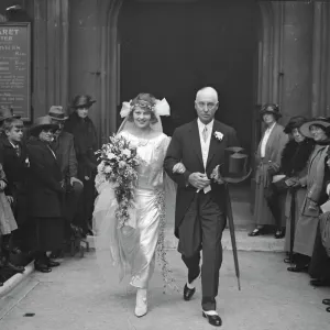 American Society Wedding Print, St Margarets Church, Westminster