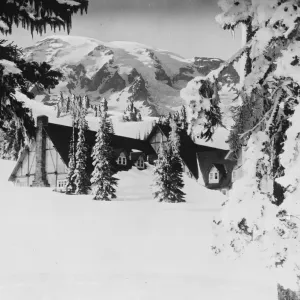 Americas record winter. A photograph from Rainier National Park, Washington Americas record winter. A photograph from Rainier National Park, Washington