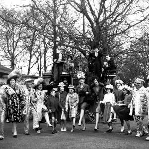 Vintage Easter Sunday Parade Print at Battersea Park, London Vintage Easter Sunday Parade Print at Battersea Park, London
