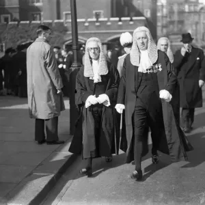 Arriving at the Levee at St Jamess Palace; Mr Justice Henn Collins and Mr Justice Hodson Arriving at the Levee at St Jamess Palace; Mr Justice Henn Collins and Mr Justice Hodson