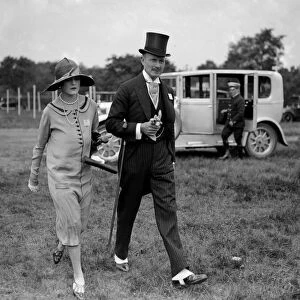 Ascot Captain and Mrs Ambose Goddard. 1925