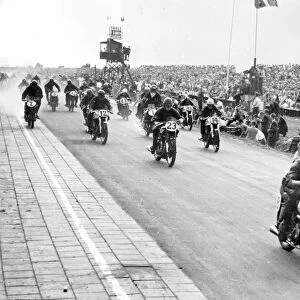 Assen, Holland: Great Britain took the first three places in the Dutch T. T. Race, 350 c