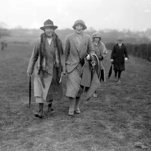 Bar Point to Point Steeplechases at Edenbridge. Lady Camden (right) and Lady Henry Neville. 9 April 1922 Bar Point to Point Steeplechases at Edenbridge. Lady Camden (right) and Lady Henry Neville. 9 April 1922