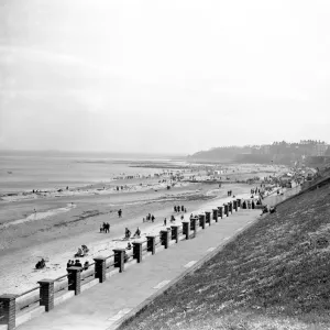 Whitley Bay Beach Print 1928