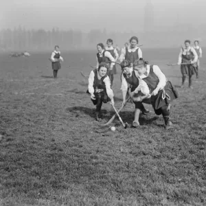 Bedford College Students Hockey at Paddington 20 March 1920 Bedford College Students Hockey at Paddington 20 March 1920