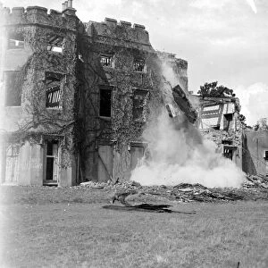 Blendon Hall demolished in Bexley, Kent. 1934