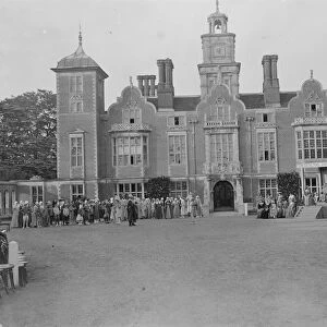 At Blickling Hall, Aylsham, Norfolk. 7 August 1925