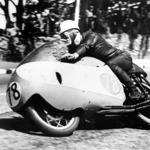 Bob McIntyre, who had already won the Junior TT in the Isle of Man, went on to Bob McIntyre, who had already won the Junior TT in the Isle of Man, went on to