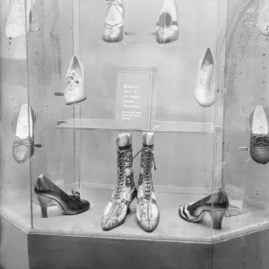Print of a Boots worn by Queen Alexandra at a fancy dress ball Print of a Boots worn by Queen Alexandra at a fancy dress ball