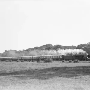 The Bournemouth belle,s R All Pullman Luxury Train, London to Bournemouth passing