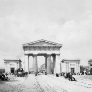 From Bournes Drawings of the London and Birmingham Railway 1839 Euston Grove Station From Bournes Drawings of the London and Birmingham Railway 1839 Euston Grove Station