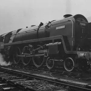 The Britannia Locomotive Print