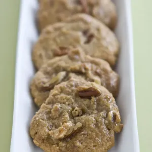 Caramel pecan cookies credit: Marie-Louise Avery / thePictureKitchen / TopFoto Caramel pecan cookies credit: Marie-Louise Avery / thePictureKitchen / TopFoto
