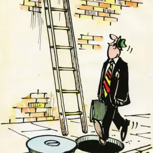 A Cartoon Print by Sax A Cartoon Print by Sax