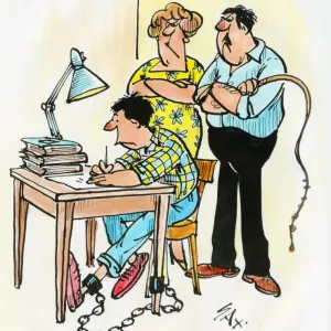 A cartoon by famous cartoonist Sax A cartoon by famous cartoonist Sax