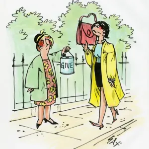 A Cartoon Print by Sax A Cartoon Print by Sax