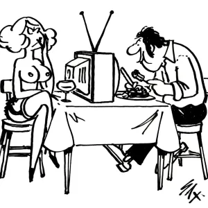 Cartoon by Sax How far does a woman have to go to get some attention. Wow love Cartoon by Sax How far does a woman have to go to get some attention. Wow love