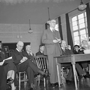 The Chislehurst Central School opening, Kent. 1936