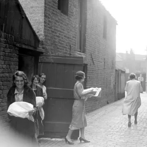 Communal Ovens in East End London Print 1933 Communal Ovens in East End London Print 1933
