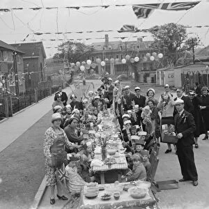 Coronation teas on St Keverne Road in Mottingham, to celebrate the coronation of