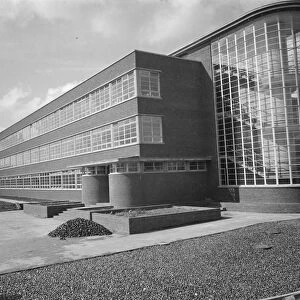 The County School for Boys in Sidcup, London. An external view of the new building