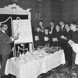 A course has been set up by The Hotel and Catering Industry Training Board to train waiters A course has been set up by The Hotel and Catering Industry Training Board to train waiters