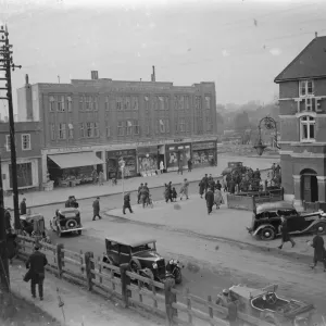 Crowds at Station. 1935