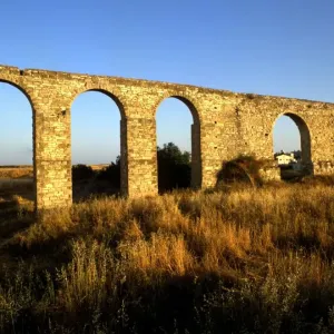 Cyprus. Larnaca. Roman aquaduct Cyprus. Larnaca. Roman aquaduct