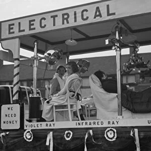 The Dartford Carnival. Electrical treatment ward. 1936