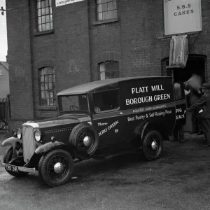 Kent Delivery Van with Flour Sacks Print Kent Delivery Van with Flour Sacks Print