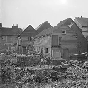 Demolition of the Shoreham Paper Mill. 10 February 1936