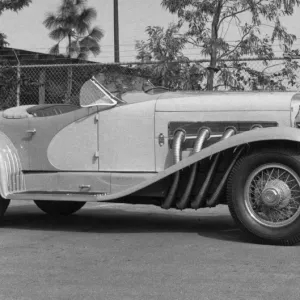 Deusenberg 1935 Sport model roadster. SSJ model with unusual dual carbs and supercharger