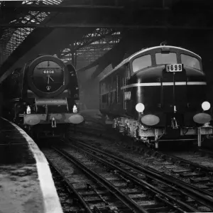 The Diesel Electric Locomotive ( DMS Railway ) pulling out of Euston Station