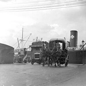 Docks traffic. 1934