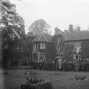 Duke of Connaught opens Sir Frederick Milner home for ex service men at Beckenham
