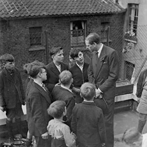 Duke of Kent visits Battersea Settlement. The Duke of Kent visited the Katherine