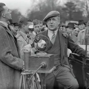 Print of Earl Howe at Crystal Palace road racing track opening